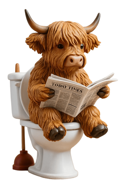 🐮Kalendarz adwentowy z Highlanderem 2025🎄✨ - Ręcznie robiona lalka 3D z Highlanderem (24 części)